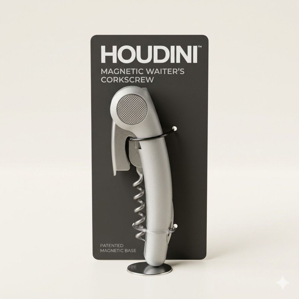 Houdini Magnetic Waiter's Corkscrew